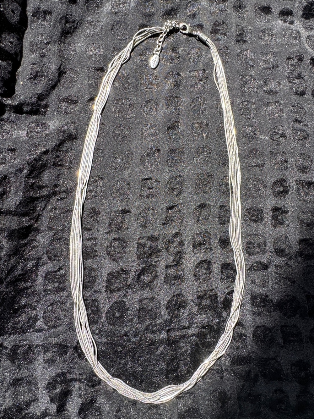 Ann Taylor Silver Multi-Strand Necklace